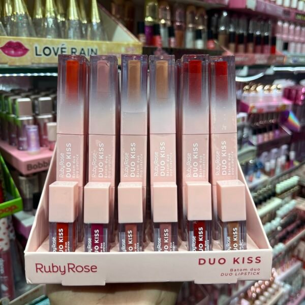 HB- L6203 Ruby Rose Duo Kiss Batom duo Lipstick/ 36Pcs