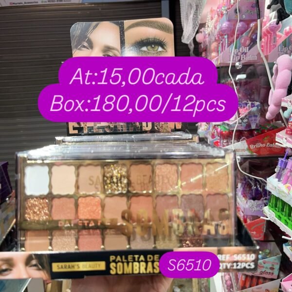 S6510- Paleta de sombras Sarah's beauty