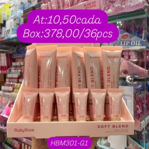 HBM301-G1 Base líquida RubyRose soft blend