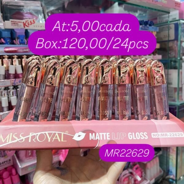 MR22629-  matte Lip Gloss miss royal