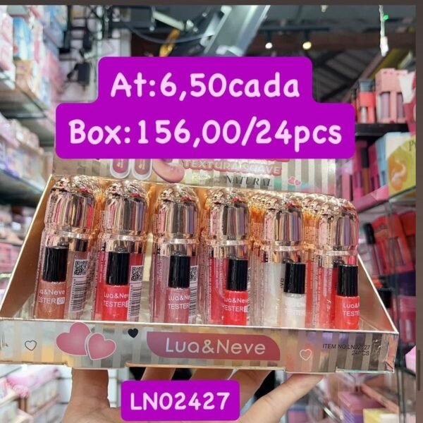 LN02427- Brilho labial lua e neve