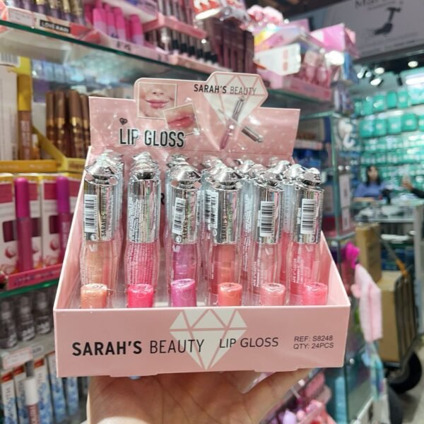 S8248- Lip Gloss Sarah's beauty 24pcs