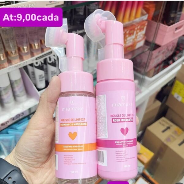 Mousse de limpeza mia make