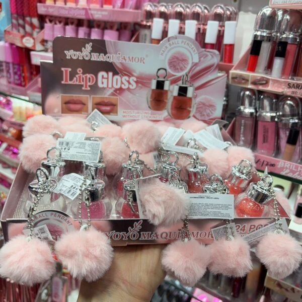 YYC0074- Lip Gloss pompom