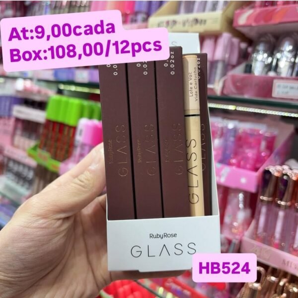 HB524 Caneta delineadora GLASS Ruby rose