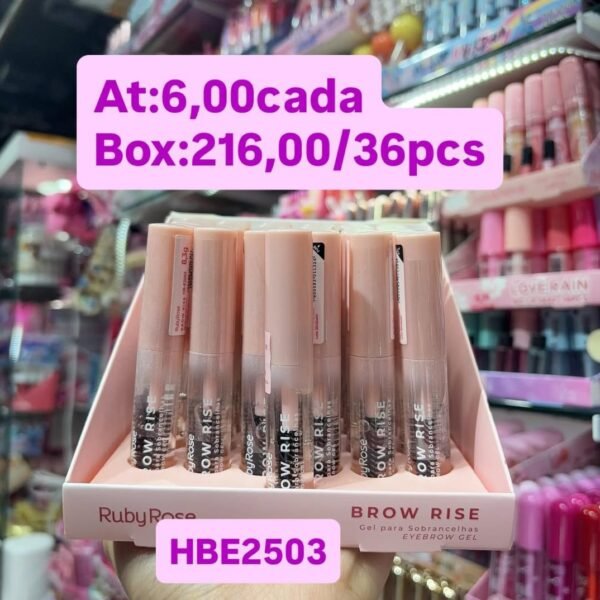 HBE2503 Gel para sobrancelhas Ruby rose/ 36pcs