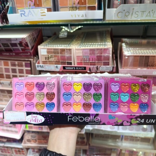 Paleta de sombras Febella/ 24unidades