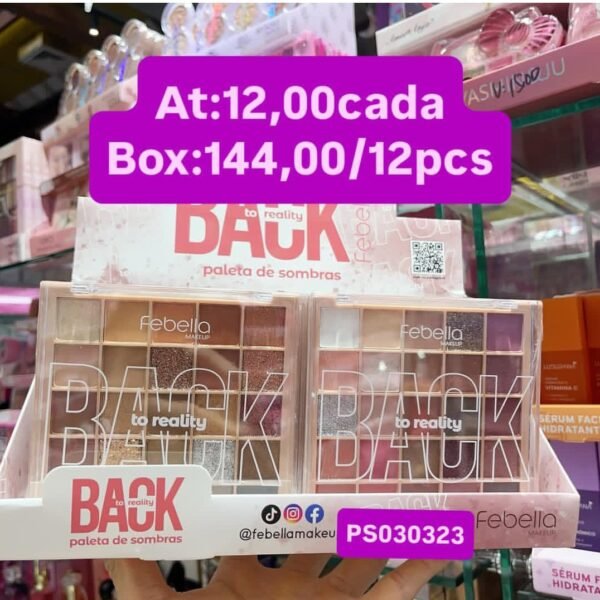 PS030323 Paleta de sombras Febella/ 12pcs