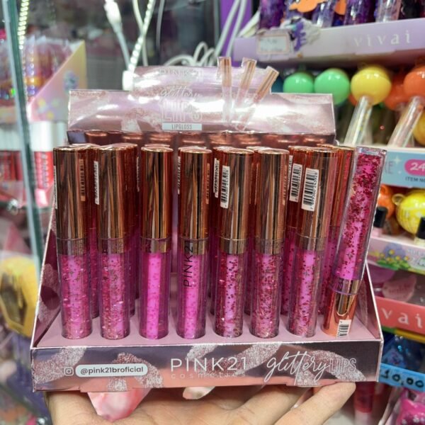 CS4213 Lip Gloss pink2/ 24pcs