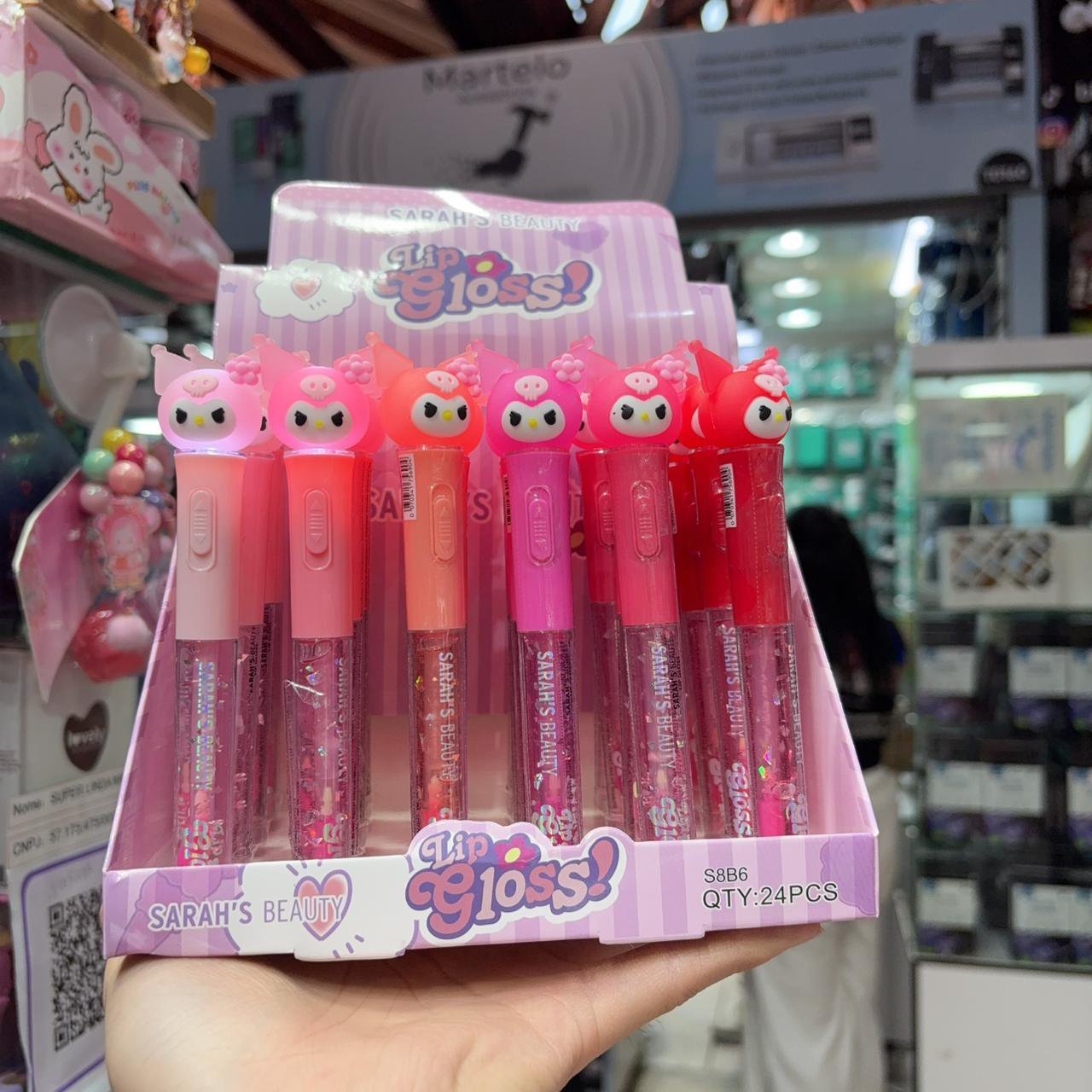S8B6 Lip Gloss Sarah's beauty box/24pcs