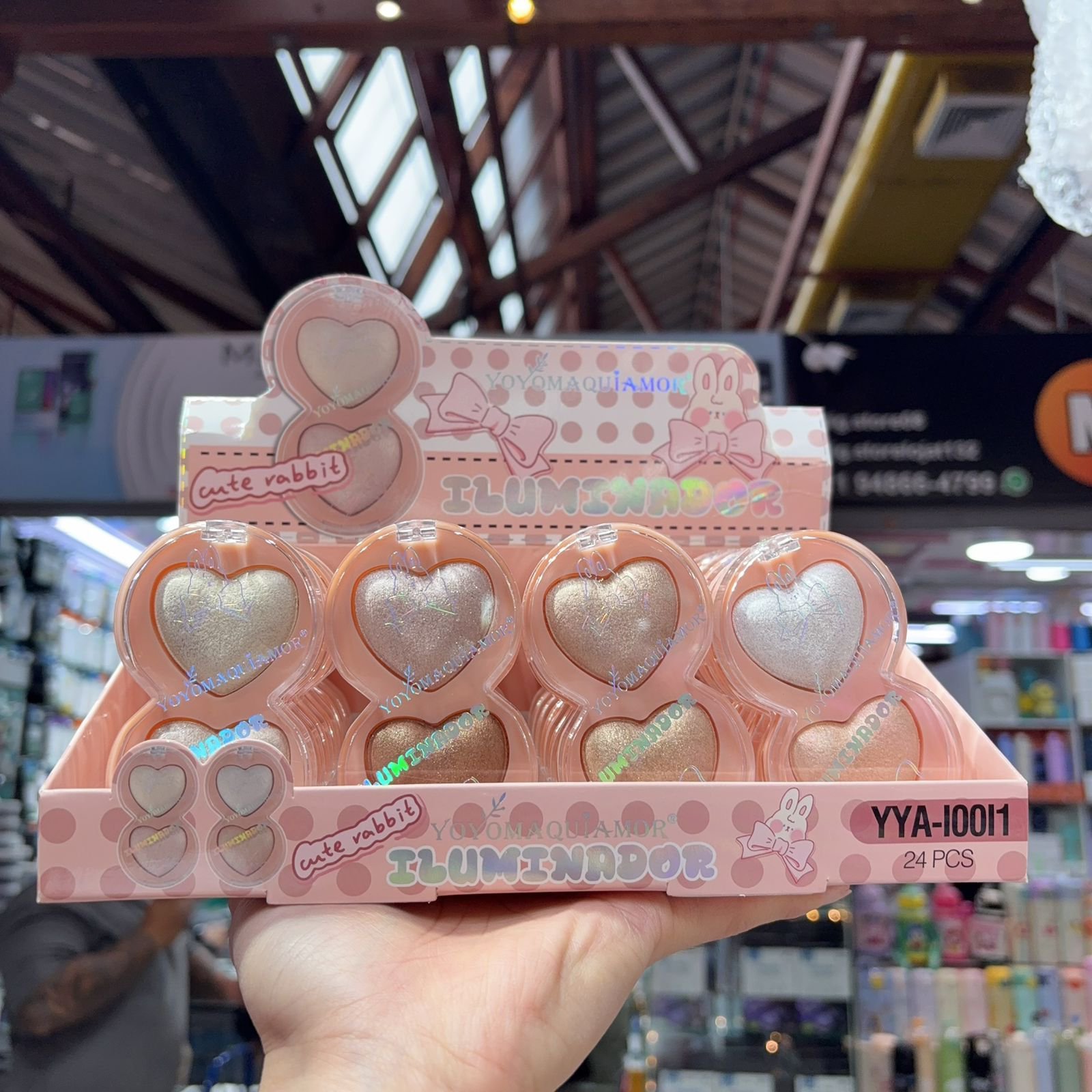YYAl00l1 iluminador yoyomaquiamor box/24pcs