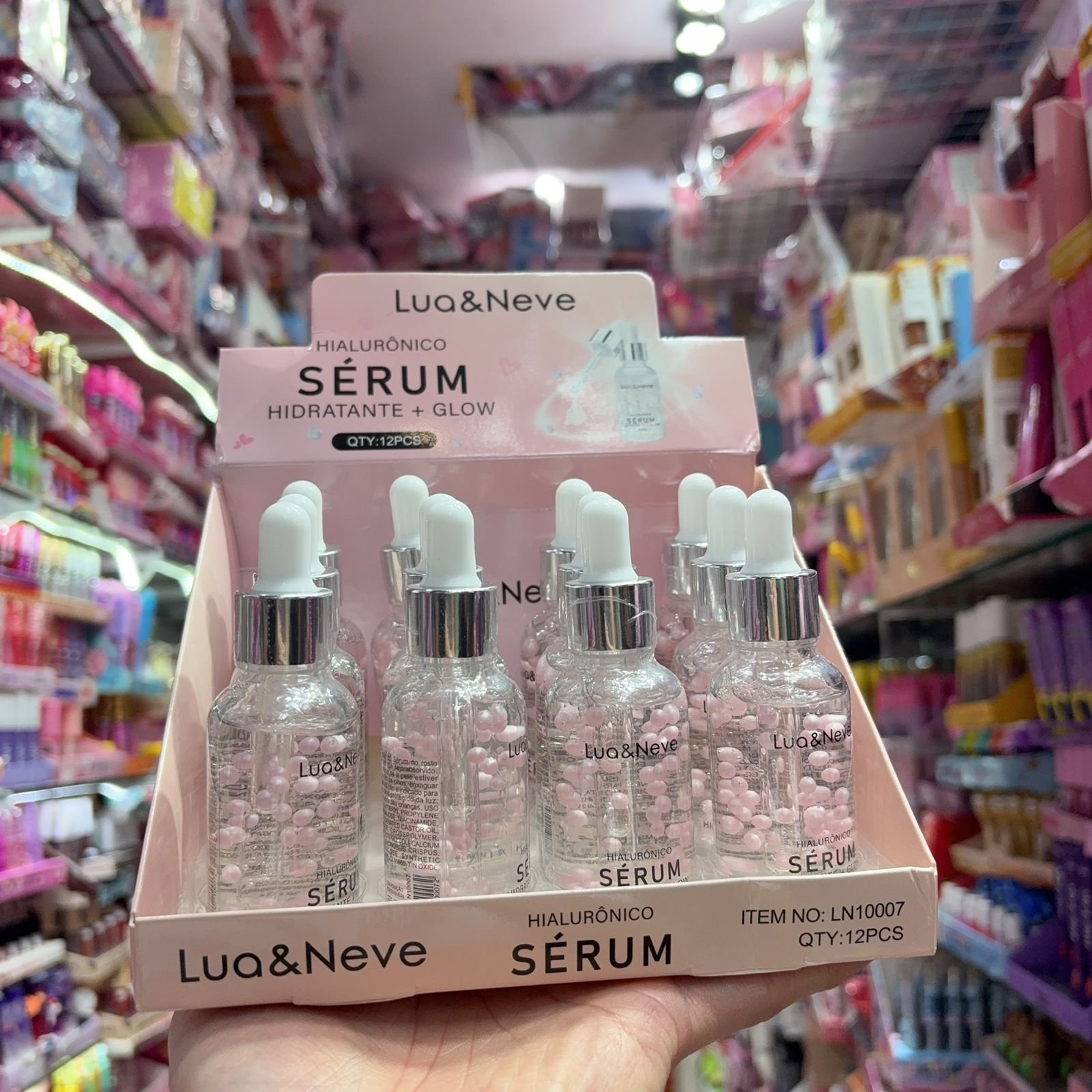 LN10007 sérum hialurônico Lua e Neve box/12pcs