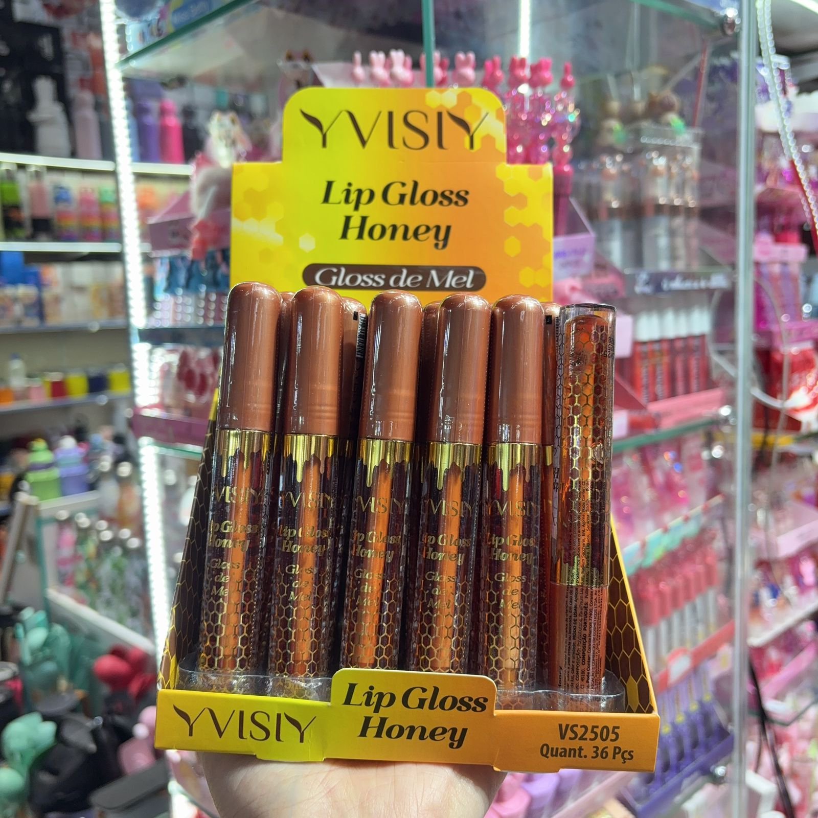 VS2505 Lip Gloss honey box/36pcs