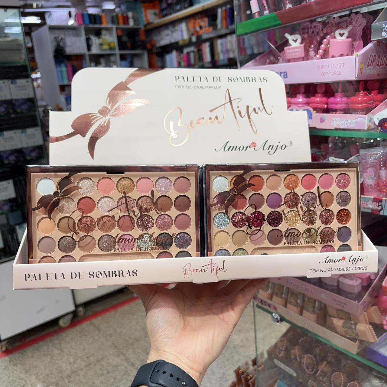 AMMS052 paleta sombra amor e anjo box/12pcs