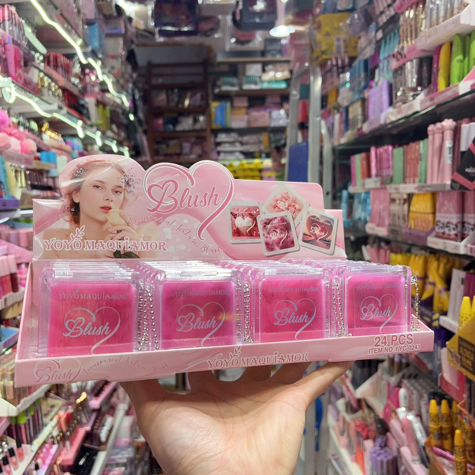 YYC0241 blush yoyomaquiamor box/24pcs