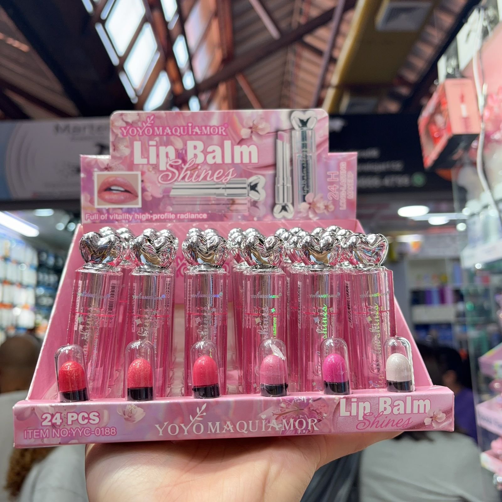 YYC0188 Lip Balm yoyomaquiamor box/24pcs
