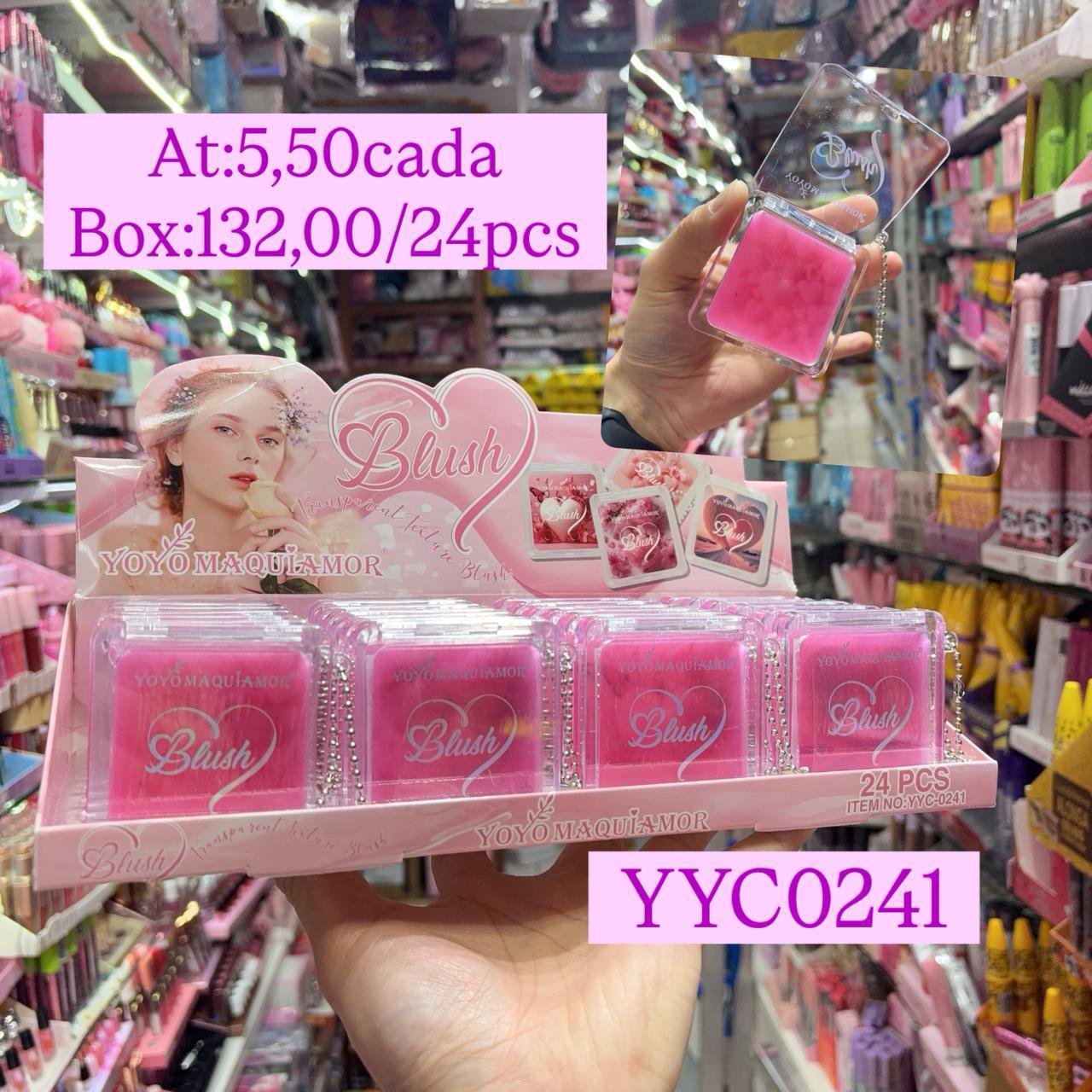 YYC0241 blush mágico yoyomaquiamor box/24pcs
