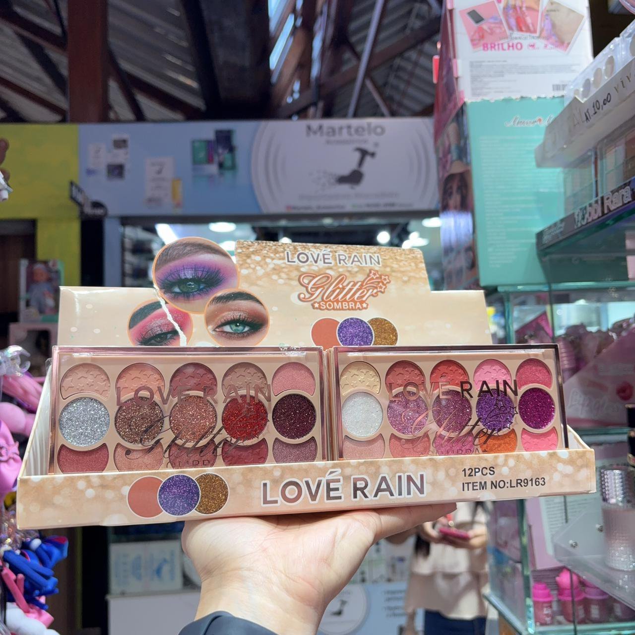 LR9163 paleta de sombras love Rain box/12pcs