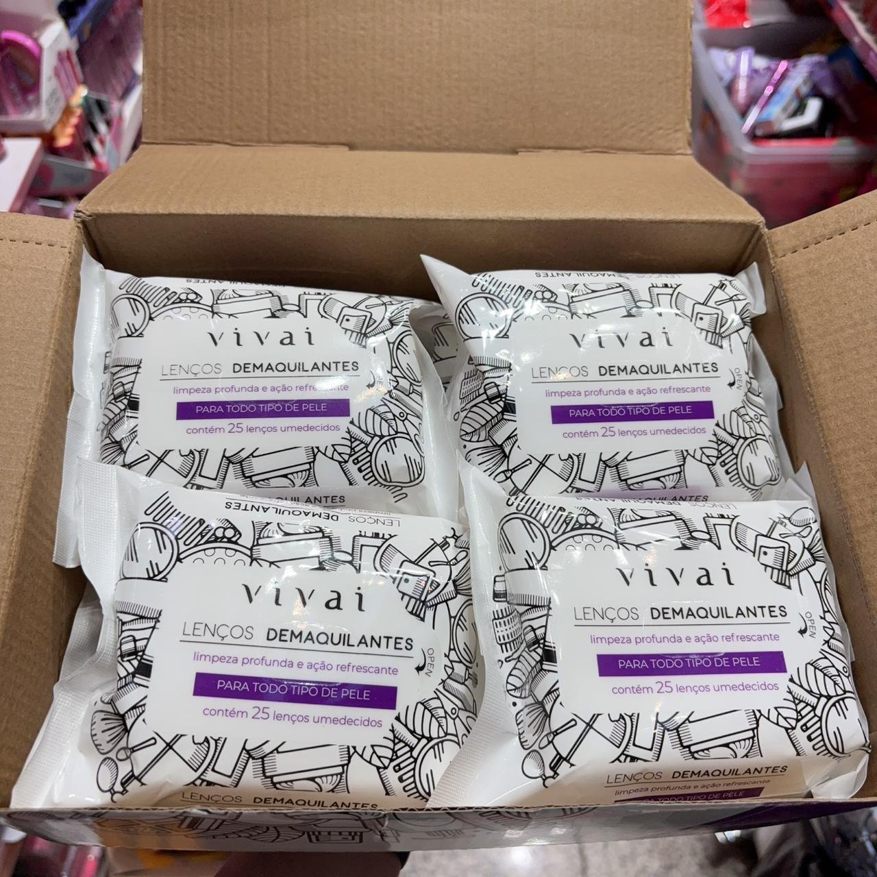 502415 lenço demaquilante vivaí box/12pcs