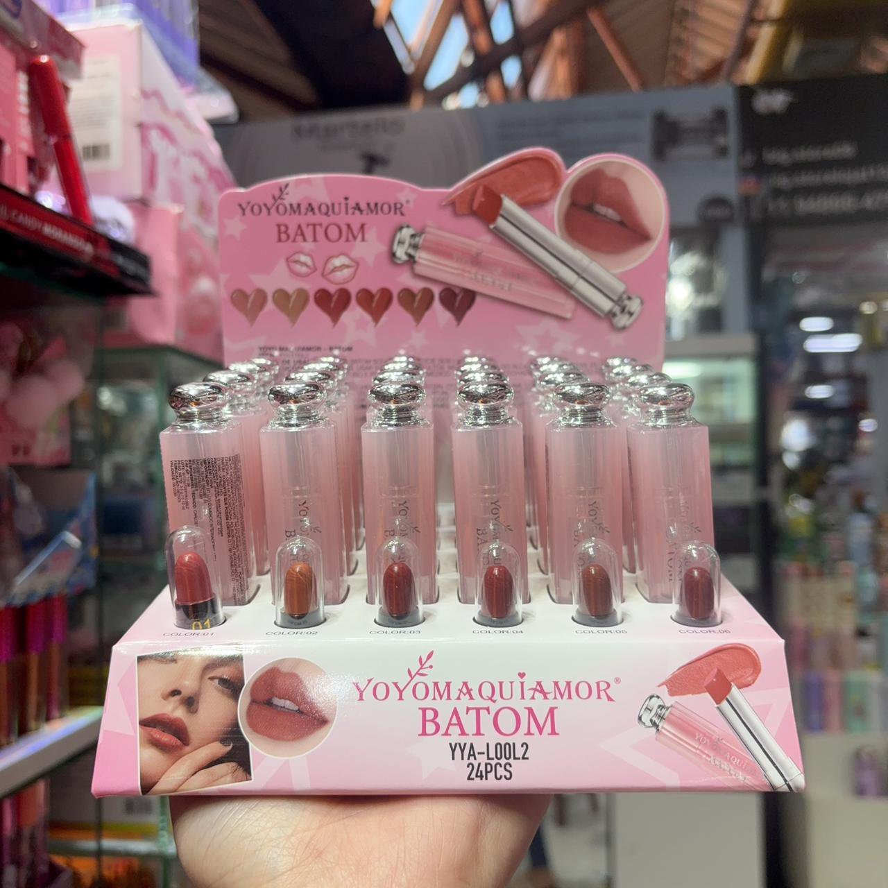YYAL00L2 batom yoyomaquiamor box/24pcs