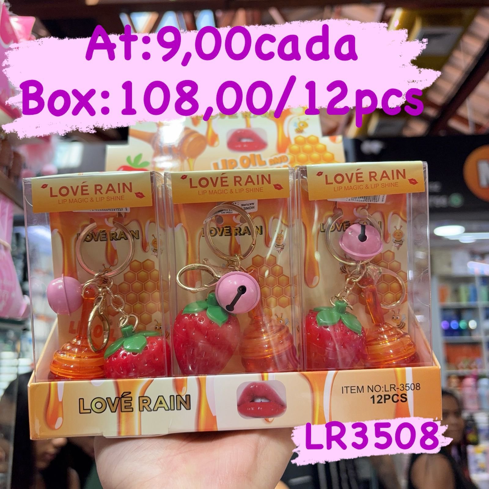 LR3508 Lip Magic love Rain box/12pcs