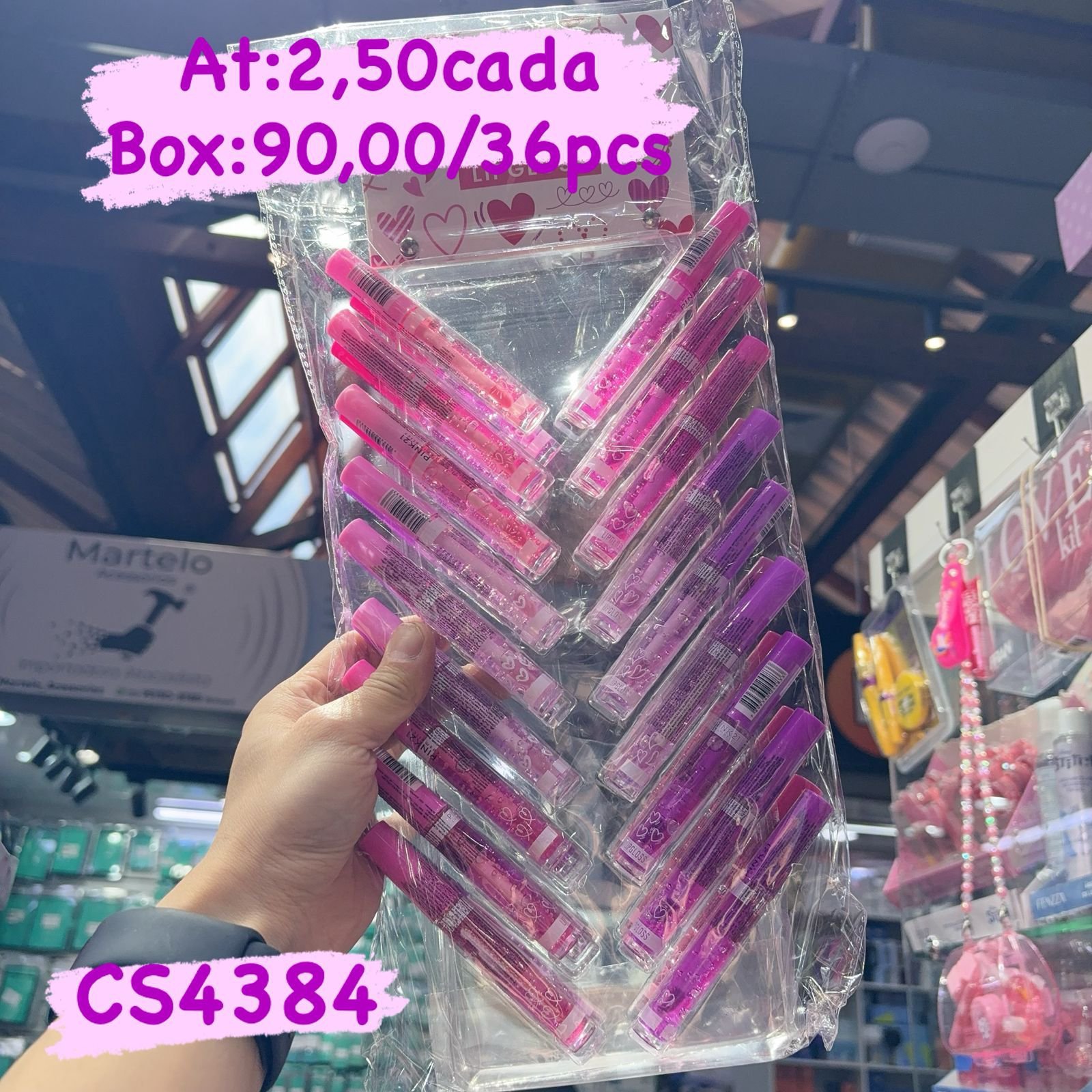 CS4383 Gloss pink 21 box/36pcs