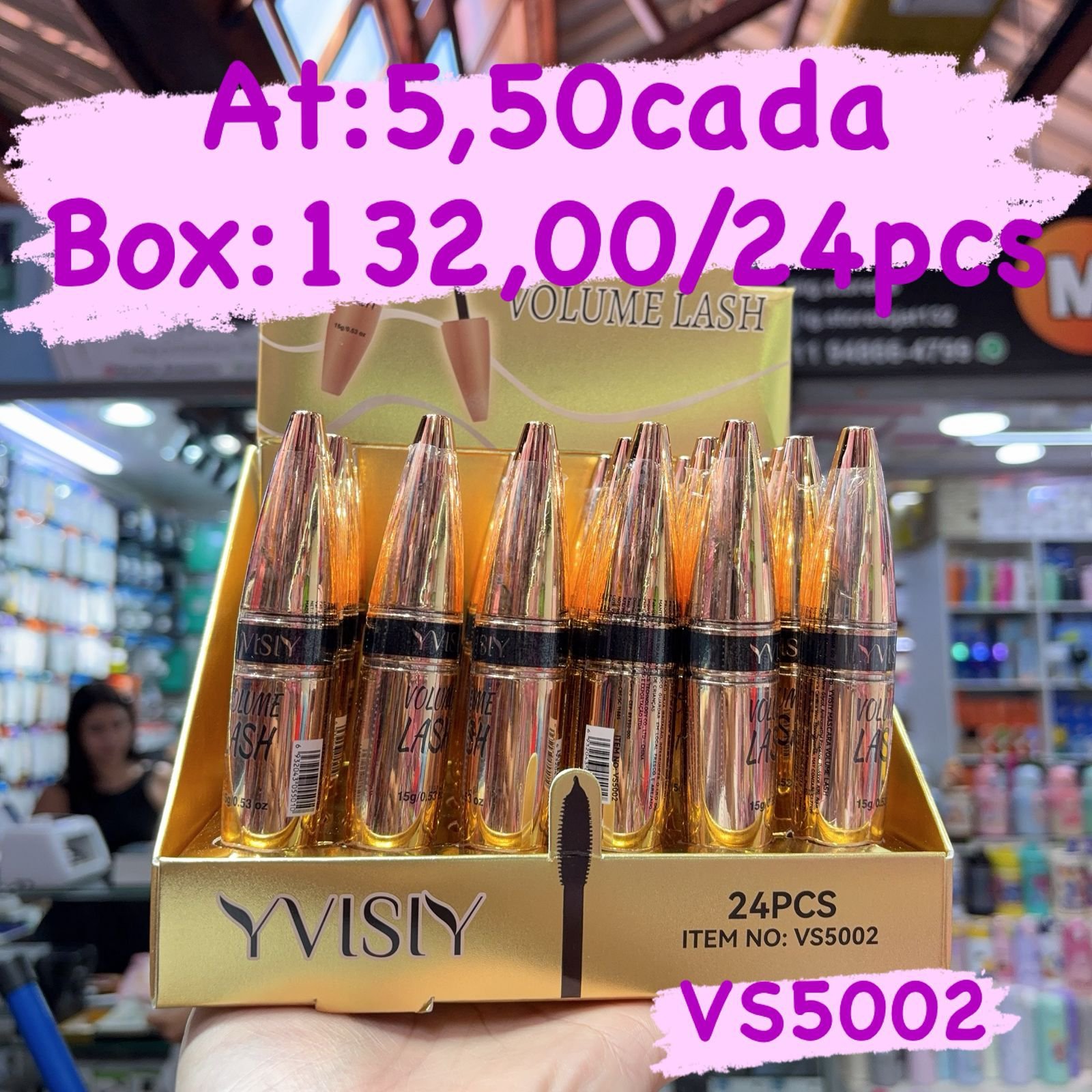 VS5002 máscara de cílios visy box/24pcs