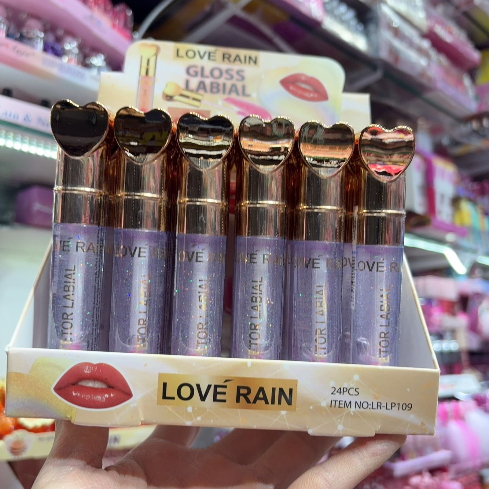 LRLP109 Lip Gloss love Rain box/24pcs