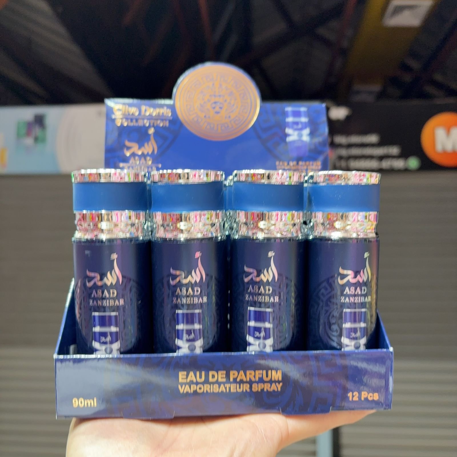 perfume ASAD Zanzibar box/12pcs