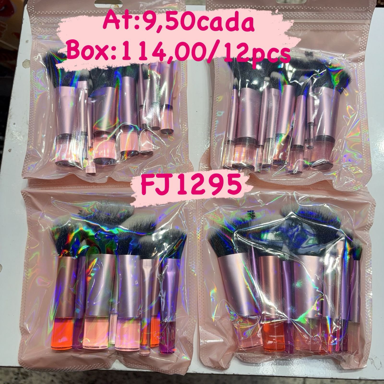 FJ1295 kit pincel box/12pcs