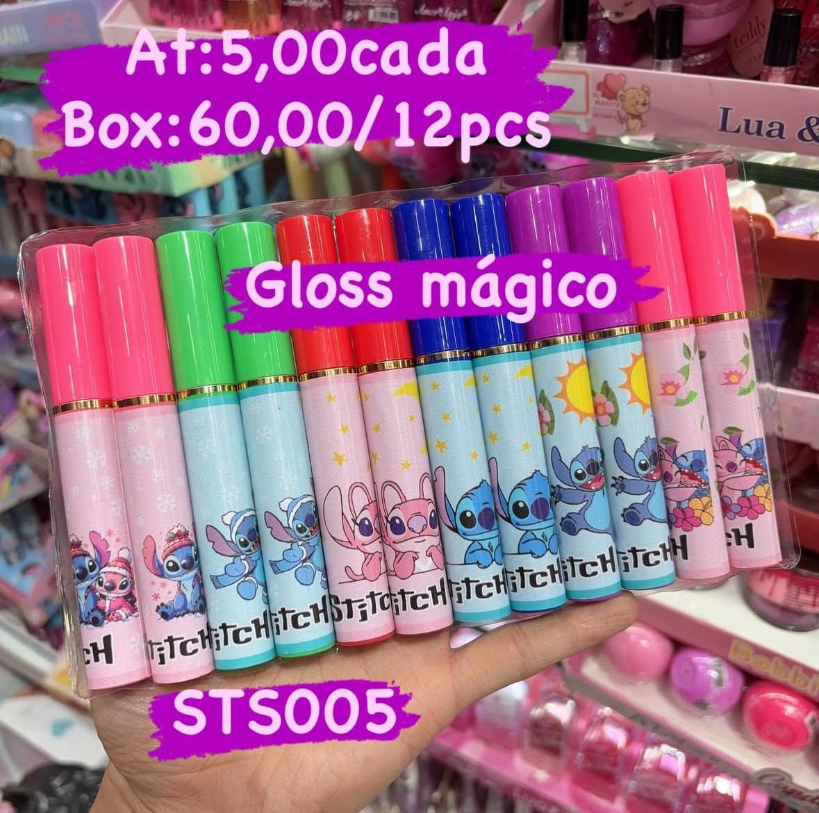 STS005 Gloss mágico box/12pcs