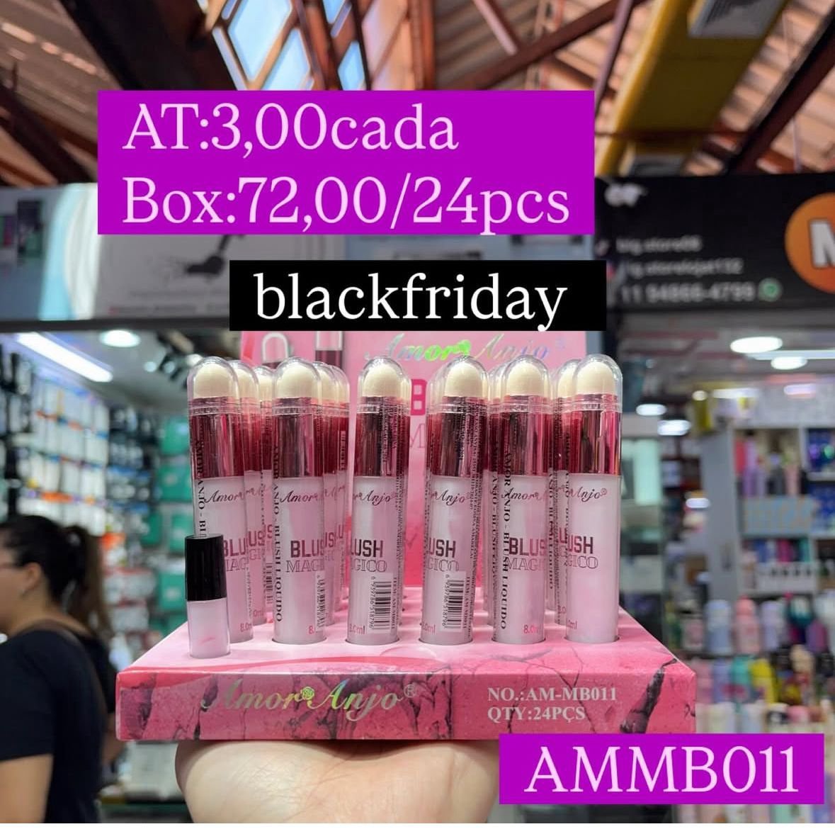 AMMB011 blush mágico amor e anjo box/24pcs