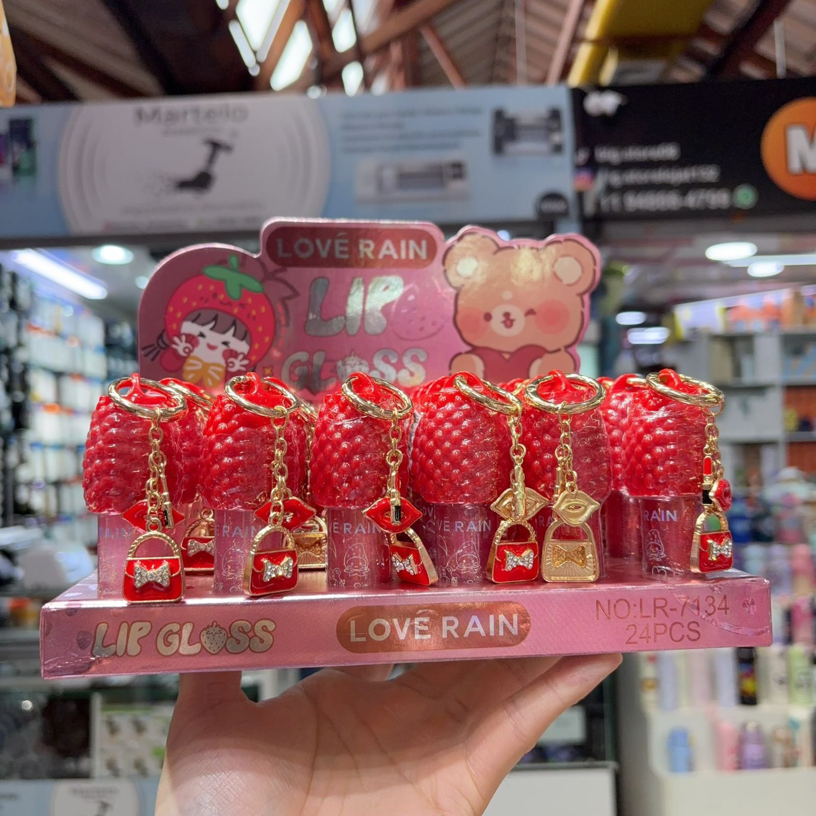 LR7134 Lip Gloss love Rain box/24pcs