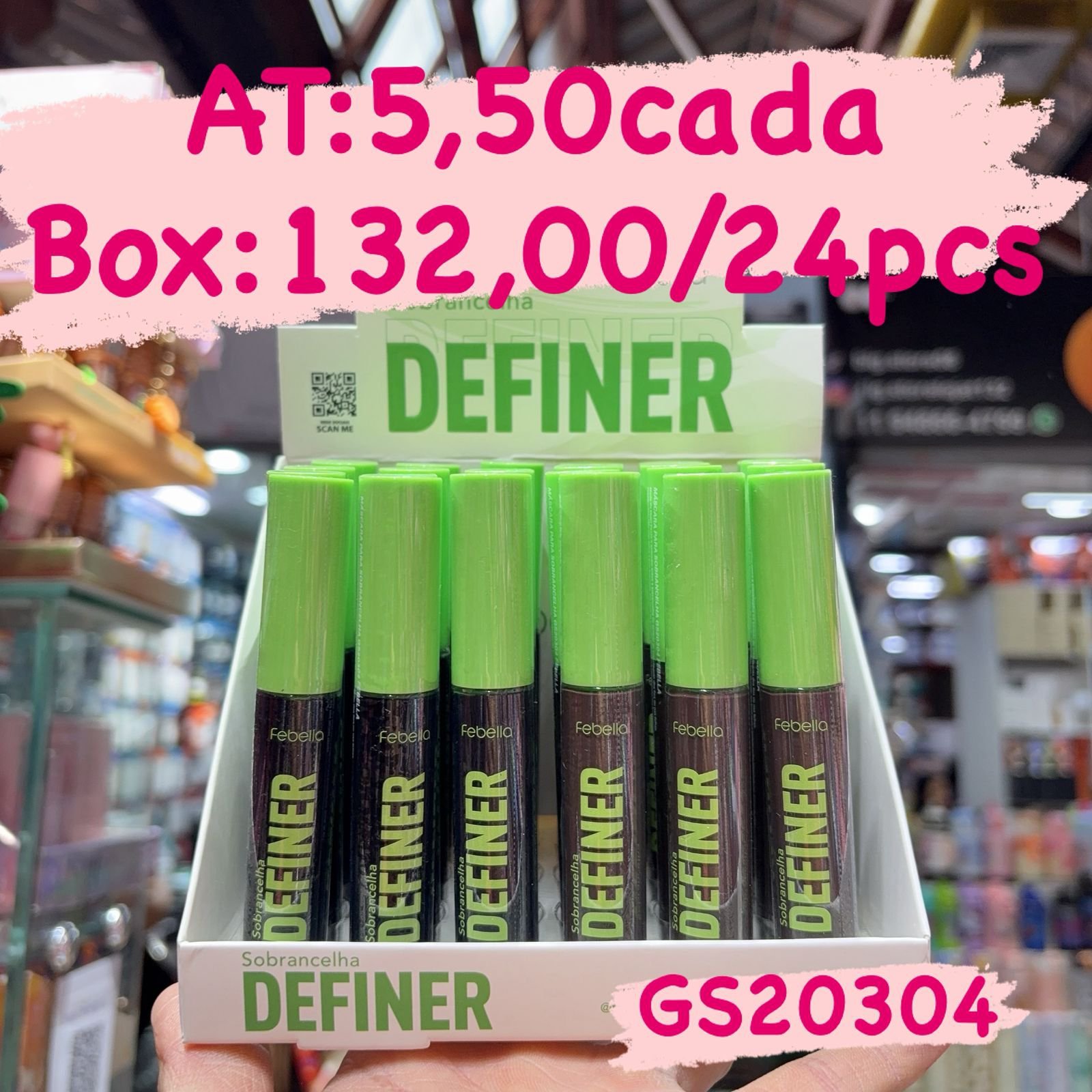 GS20304 Máscara para sombrancelha Definer box/24 pcs