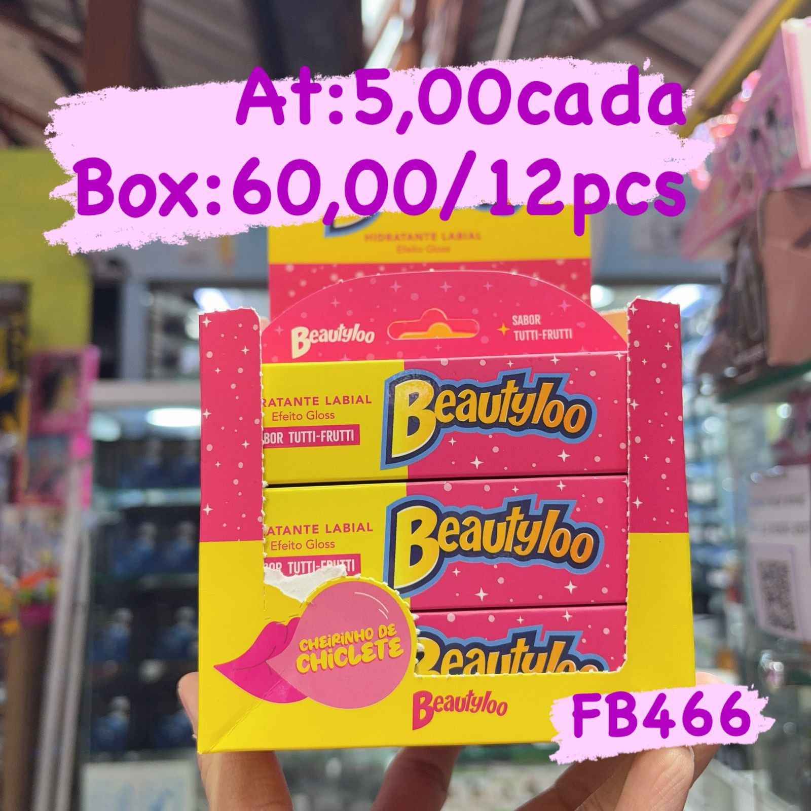 FB466 hidratante beautyloo box/12pcs