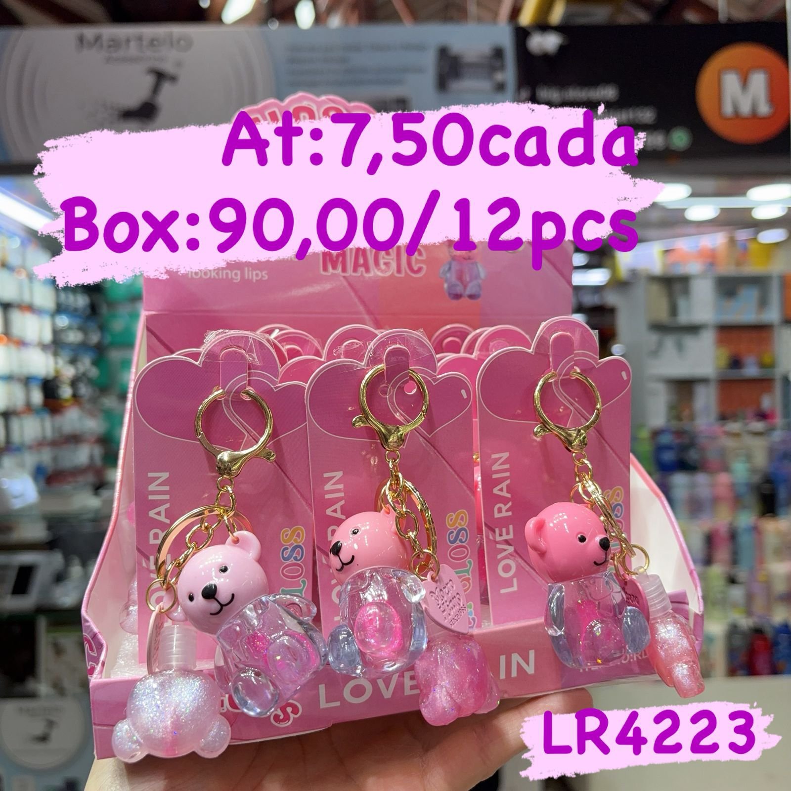 LR4223 Lip Gloss love Rain box/12pcs