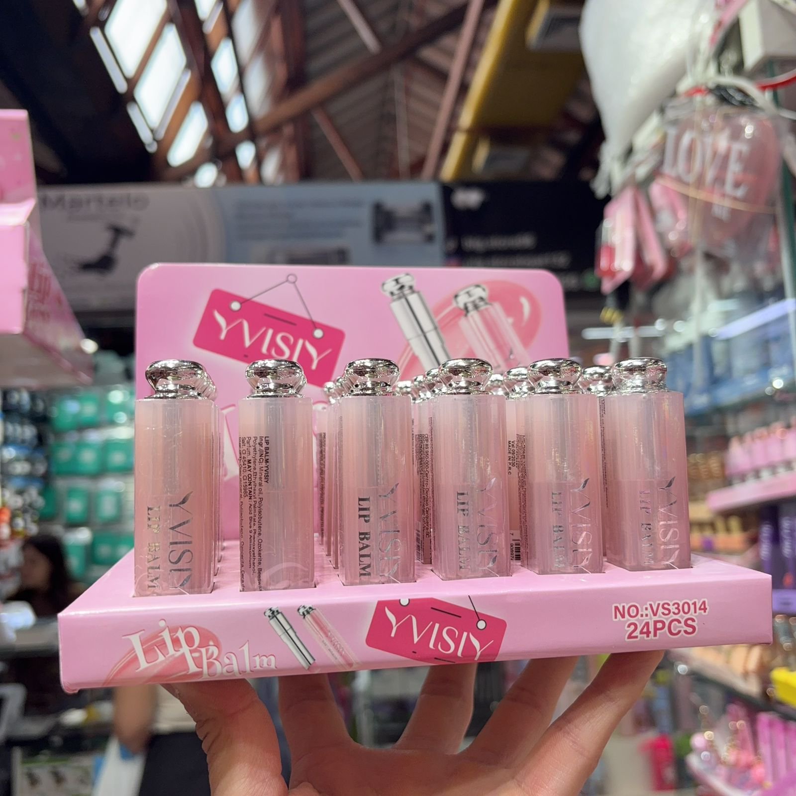 VS3014 Lip Balm visy box/24pcs