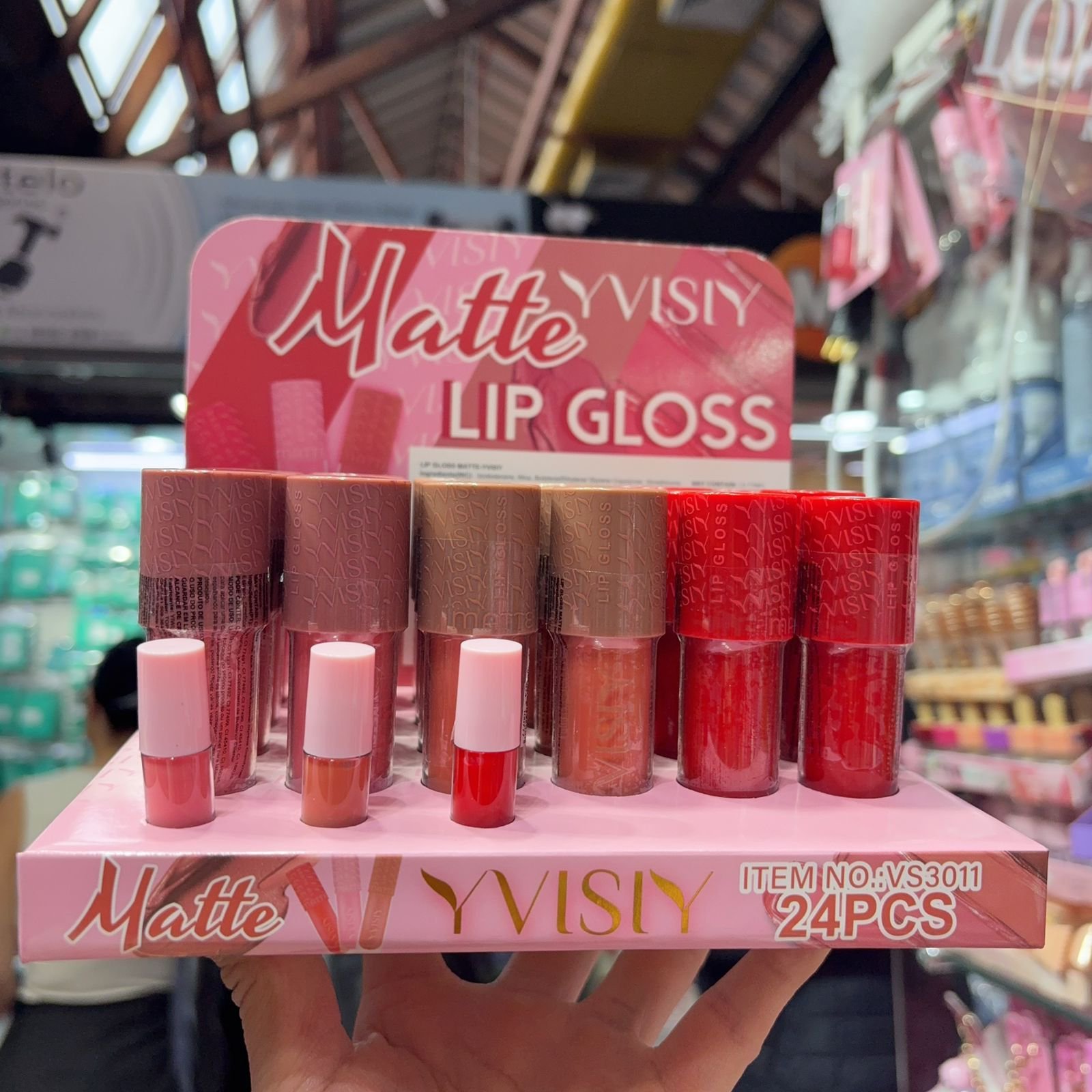 VS3011 Lip Gloss matte box/24pcs