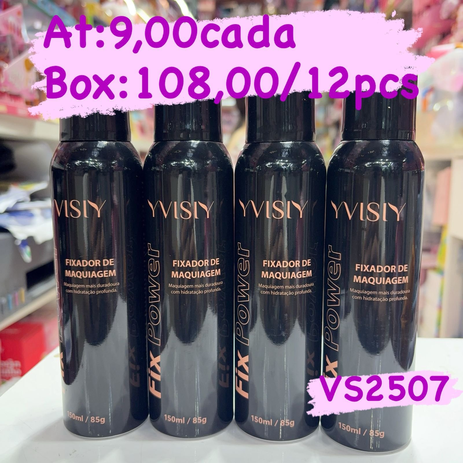 VS2507 fixador de maquiagem  visi box/12pcs