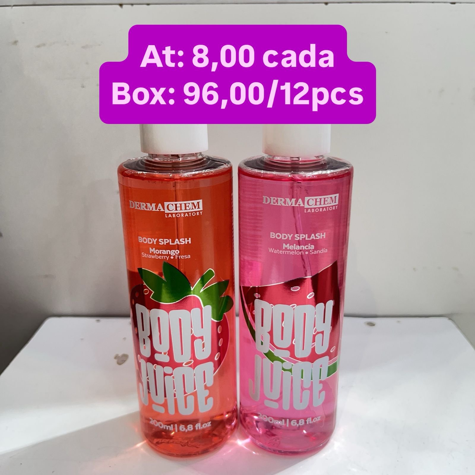 body Splash dermachen box/12pcs