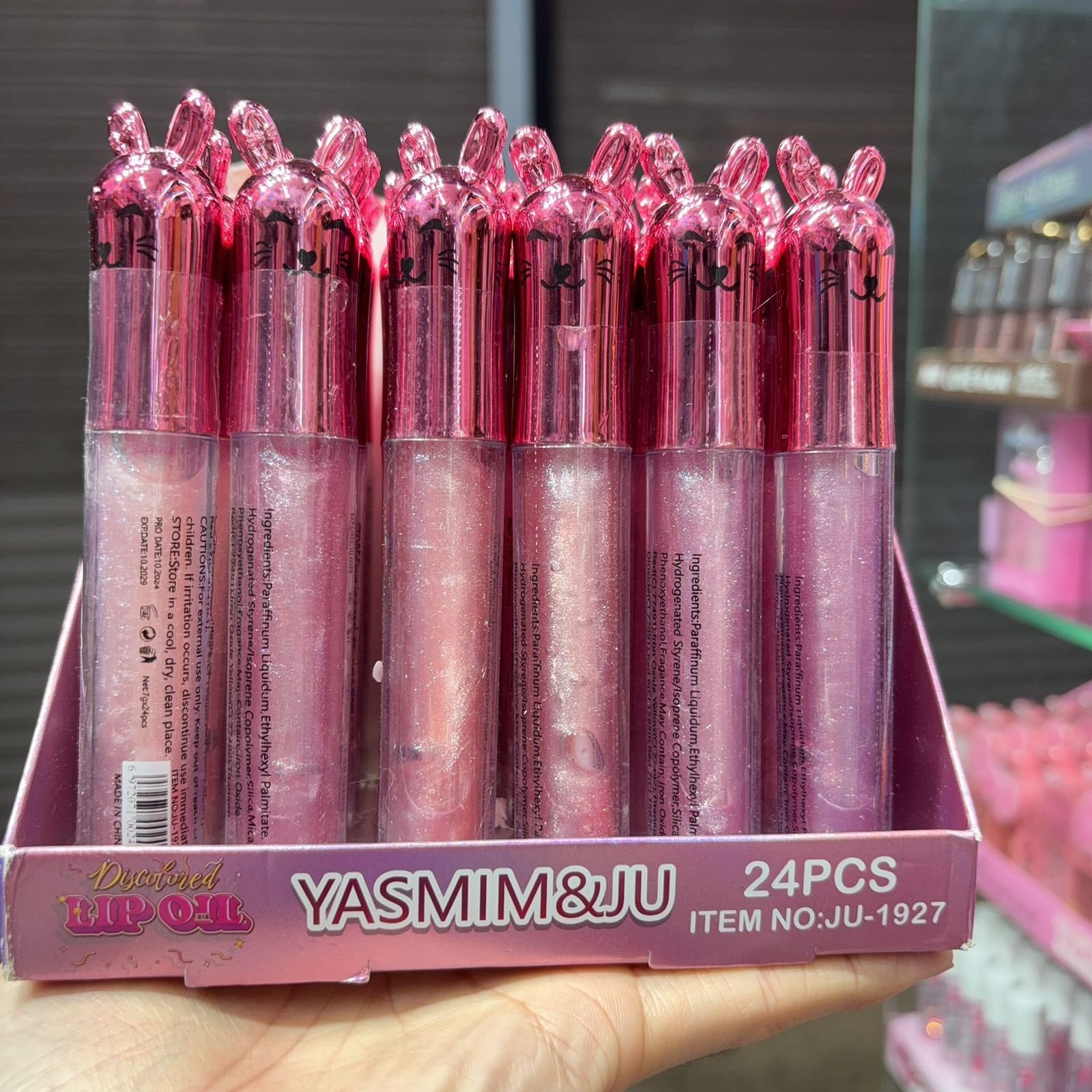 JU1927 Lip Oil Gloss box/24pcs
