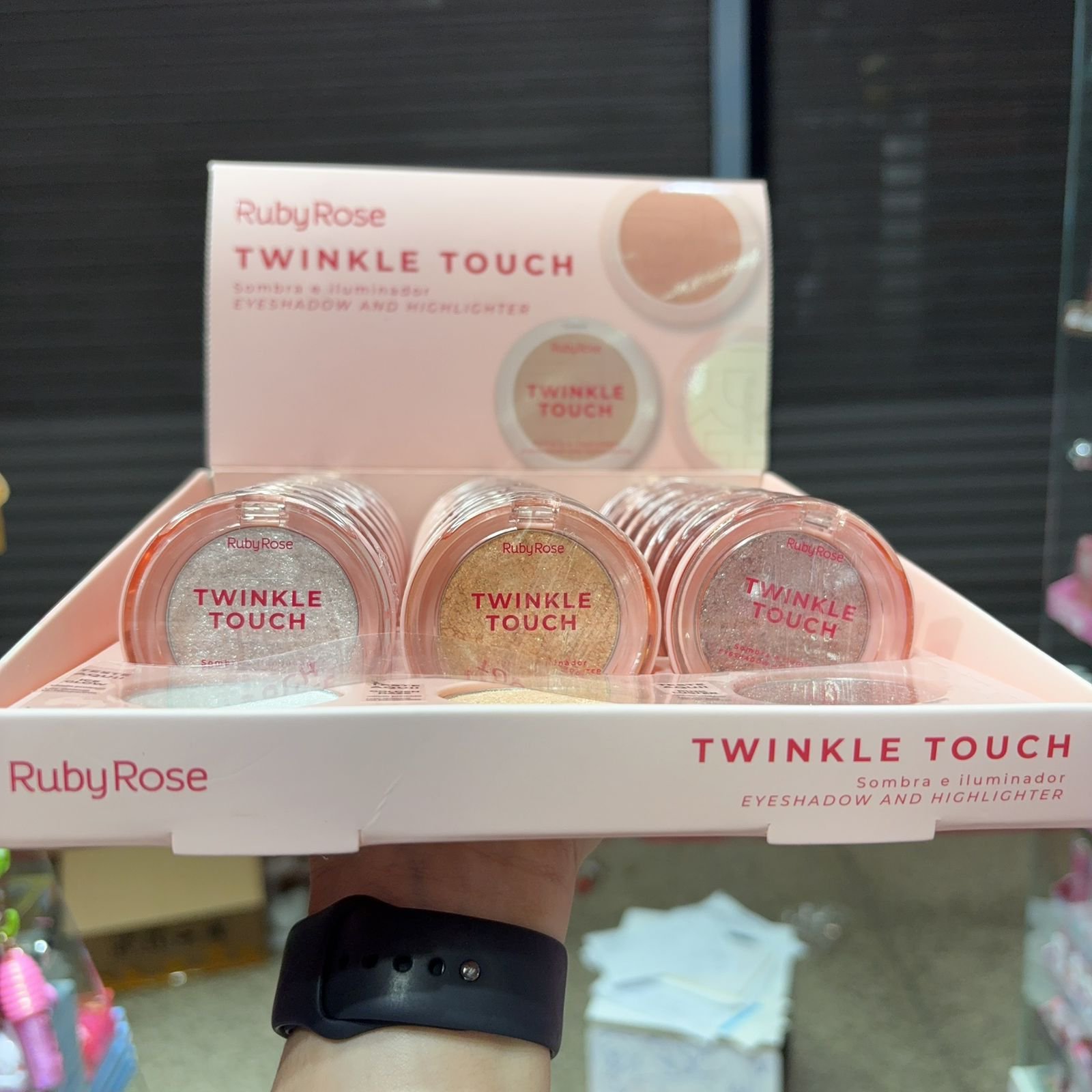 iluminador Ruby rose Twinkle touch box/24pcs