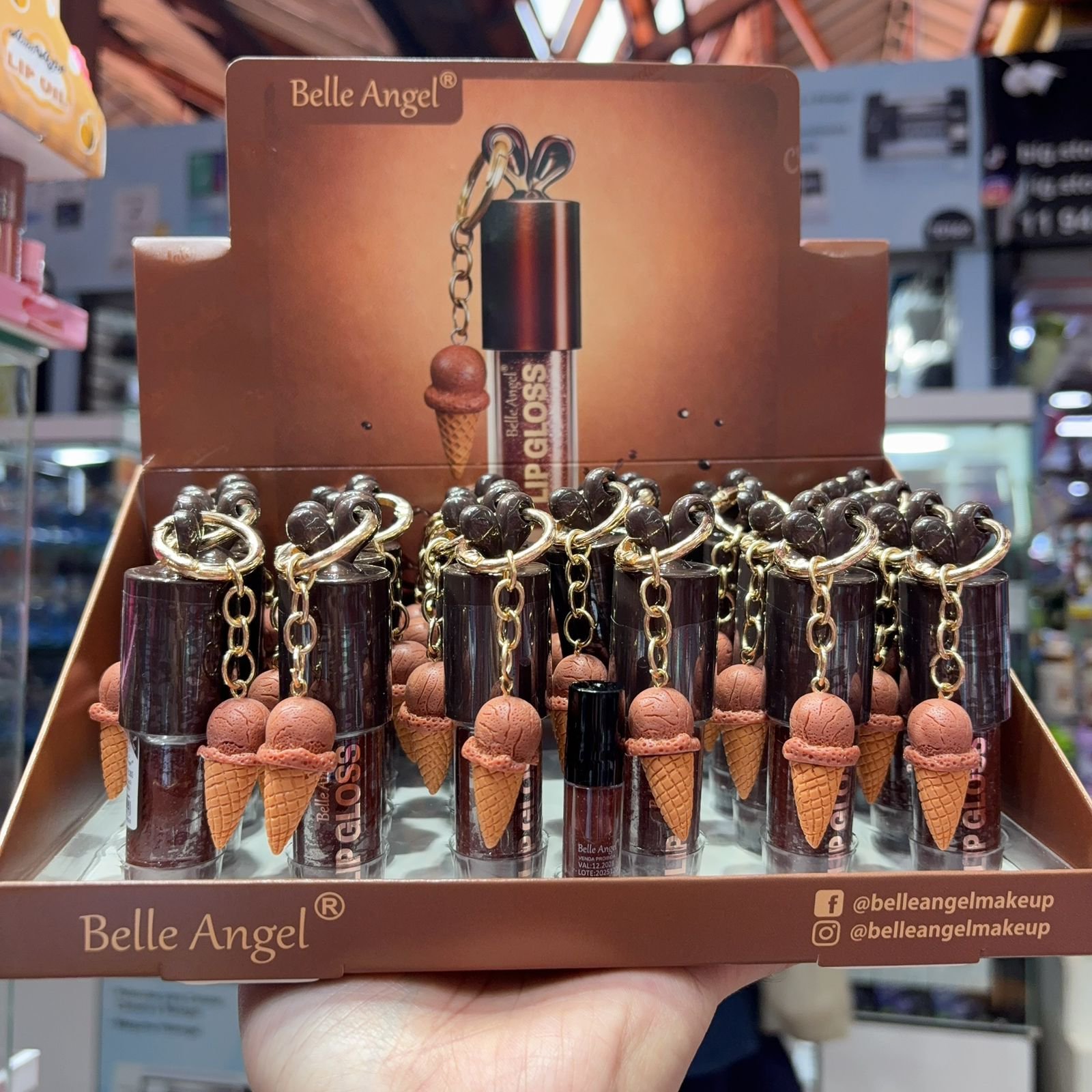 RB063 Gloss chocolate Belle angel box/24pcs