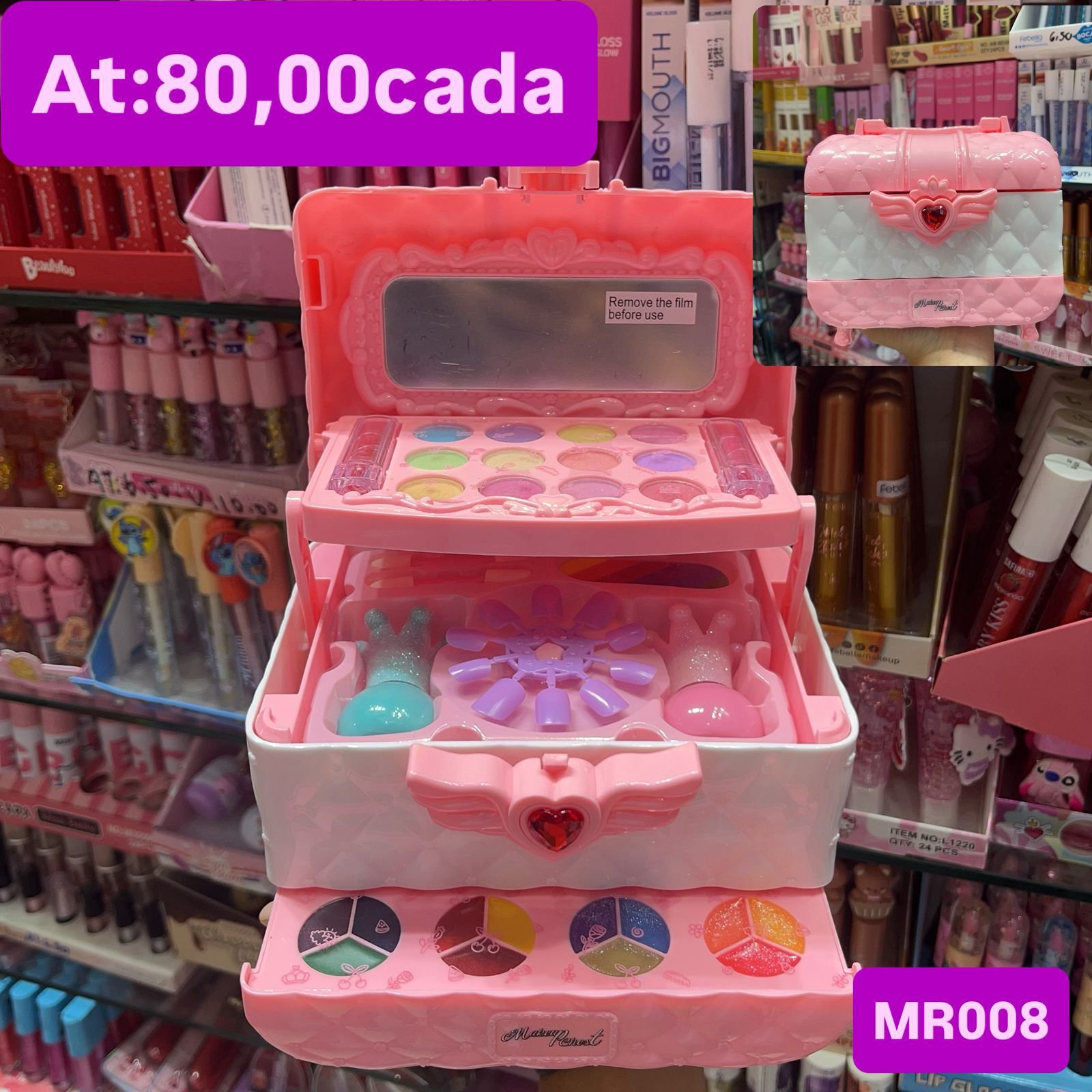 MR008 maleta de maquiagem infantil
