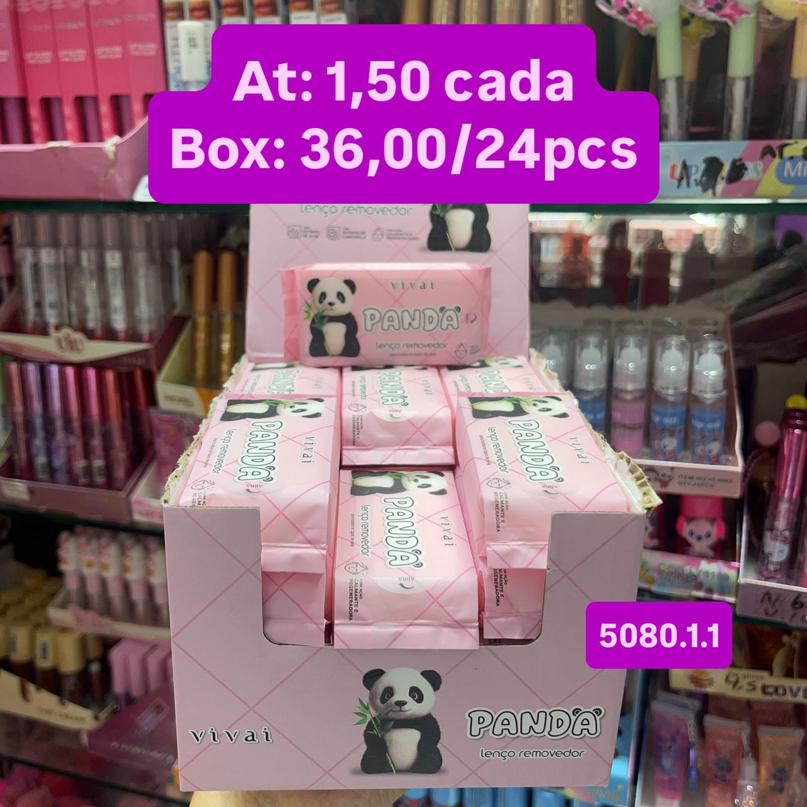 5080.1.1 lenço removedor box/24pcs