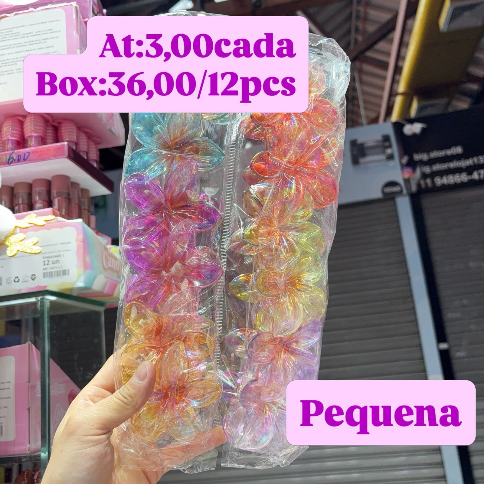 presilha pequena box/12pcs