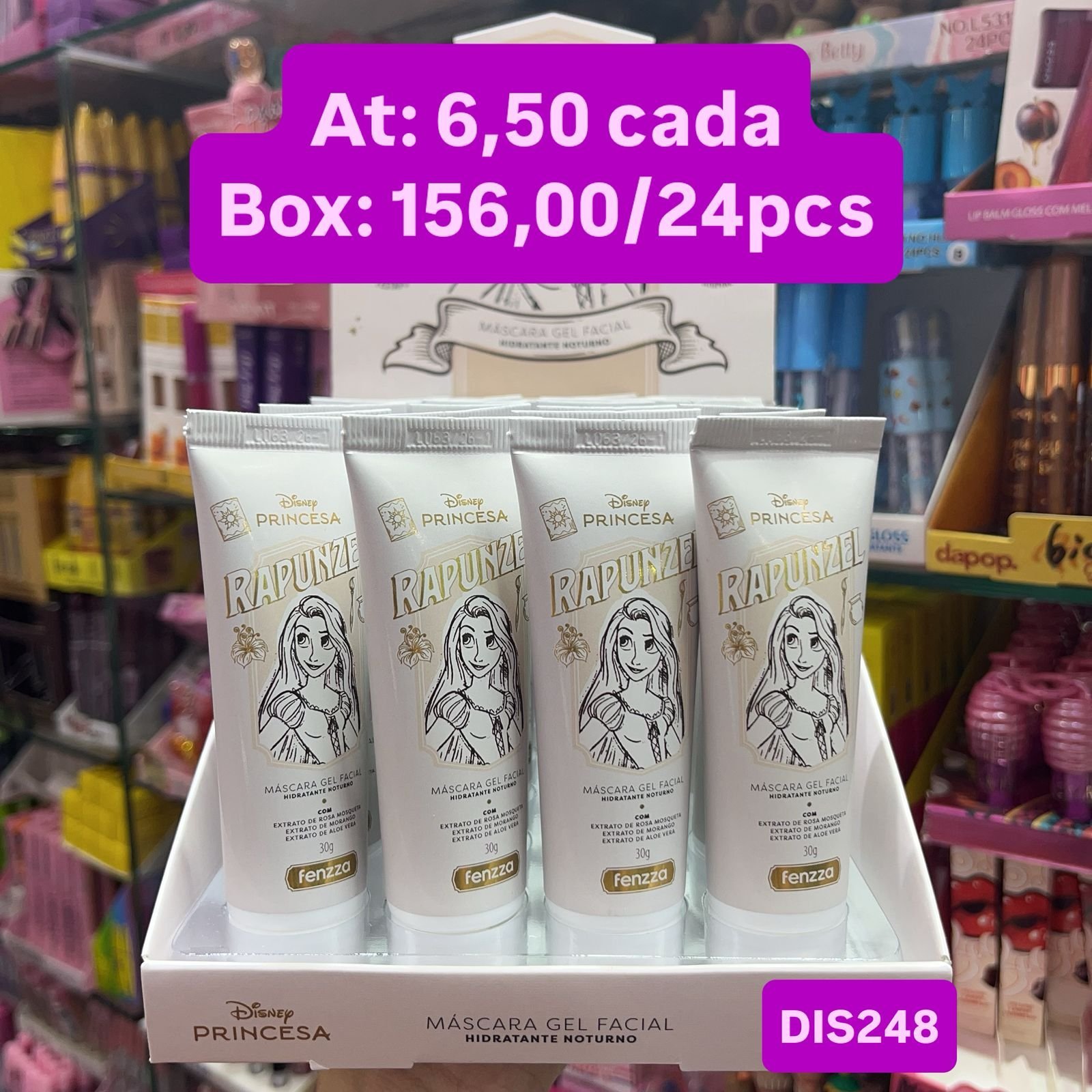 DIS248 máscara de gel facial fenzza box/24pcs