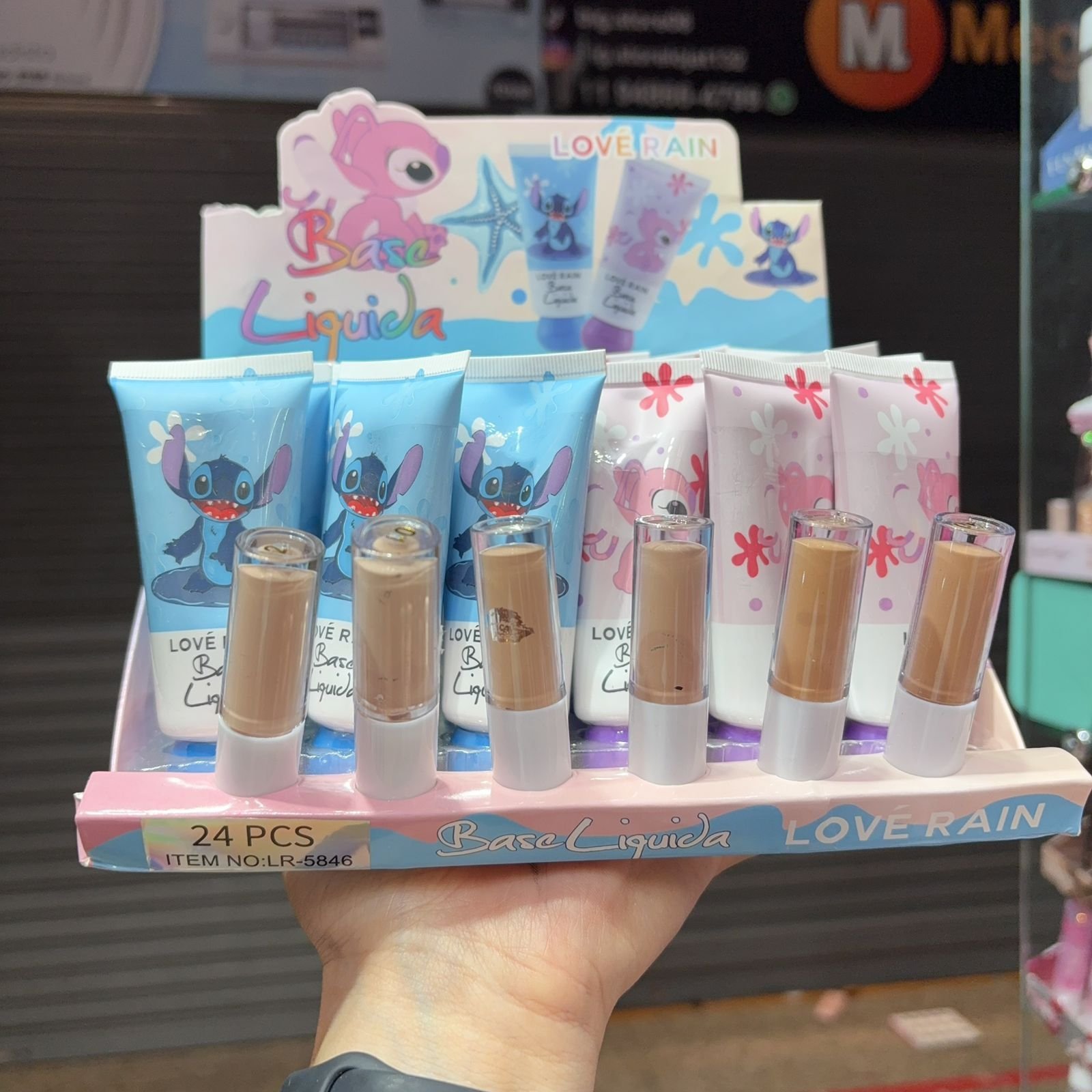 LR5846 Base líquida love rain box/24pcs
