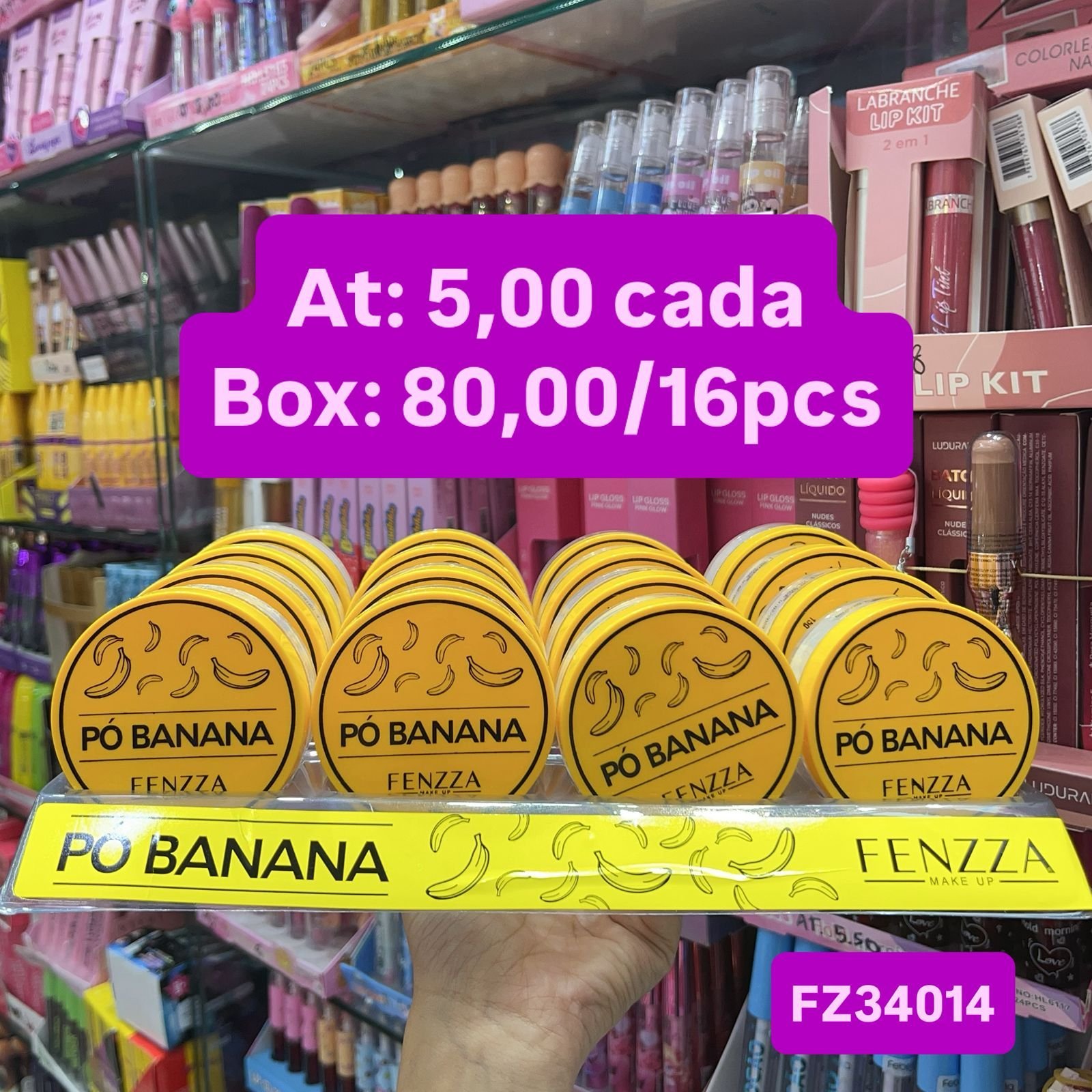 FZ34014 pó banana fenzza box/16pcs