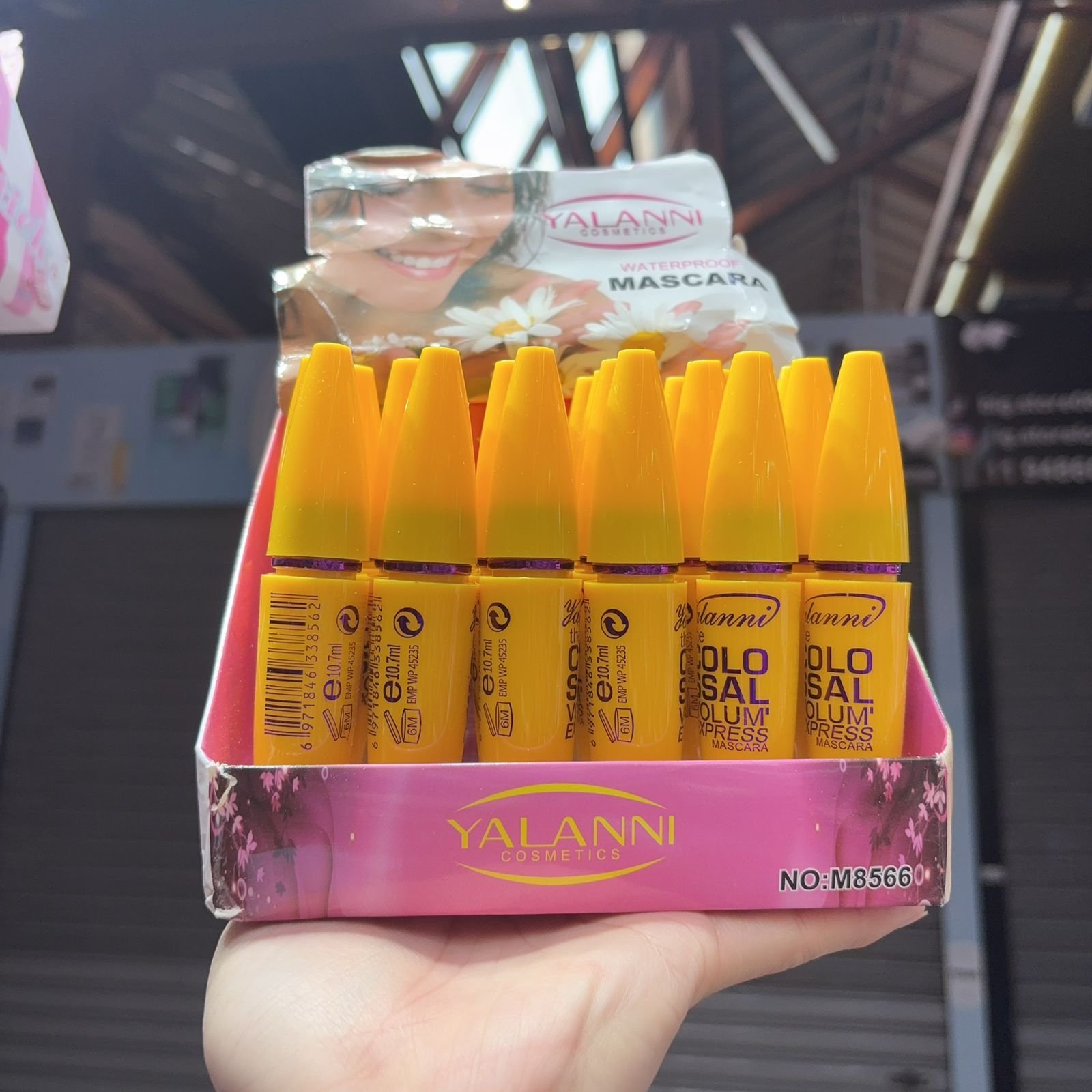 M8566 máscara de cílios yallani box/24pcs